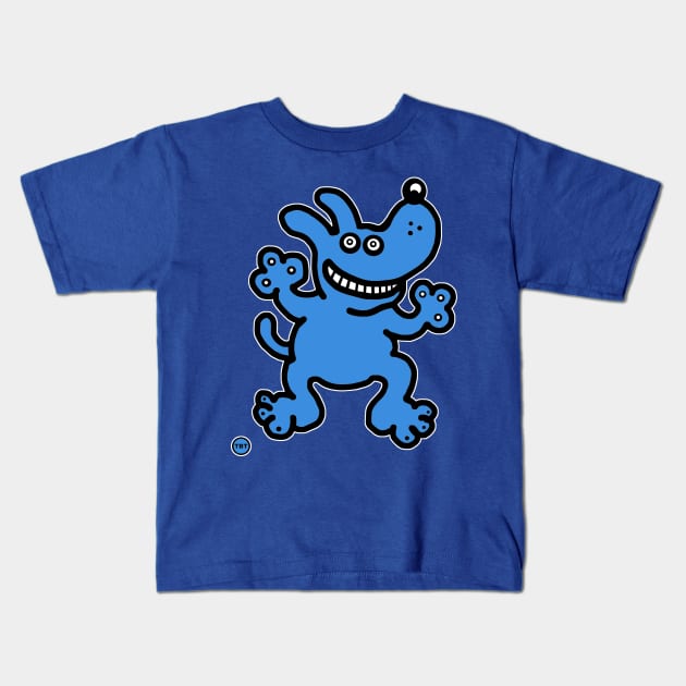 The Blue Dog Kids T-Shirt by TBT-TSHIRTS